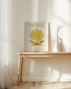 Pasta Farfalle Poster