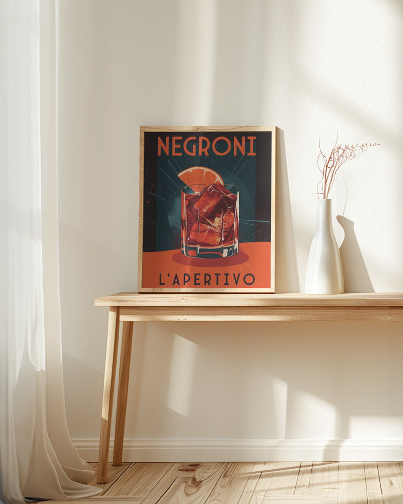 Negroni L&#039; Apertivo Poster