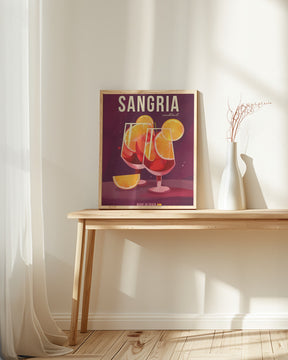 Sangria Cocktail Poster