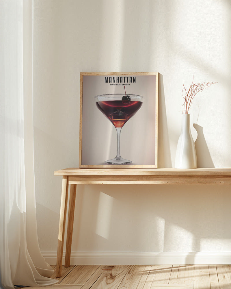 Manhattan Cocktail Poster