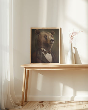 Bear Portrait Poster