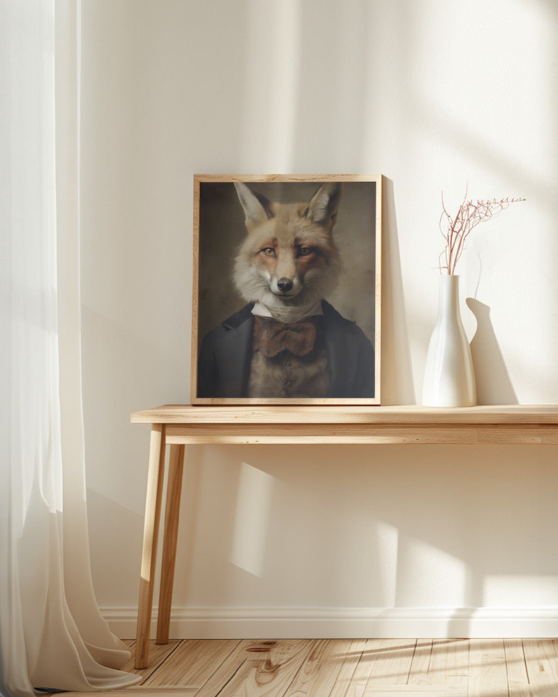 Fox Portrait Poster