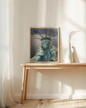 The Statue of Liberty Selfie Poster