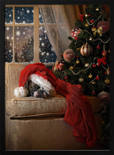 Waiting for Santa Poster