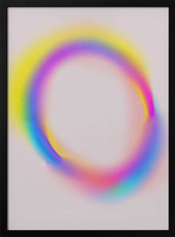 Luminous Spectrum Halo Poster