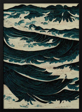 Turbulent Waves Poster