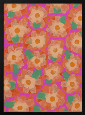 Vibrant Petal Dance Poster