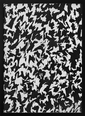 Monochrome Whirl Poster