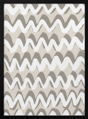 Zigzag Serenity Poster