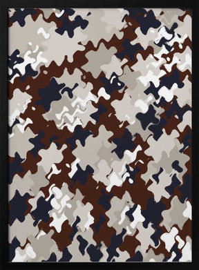 Abstract Wavescape Poster