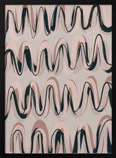Rhythmic Waves Poster
