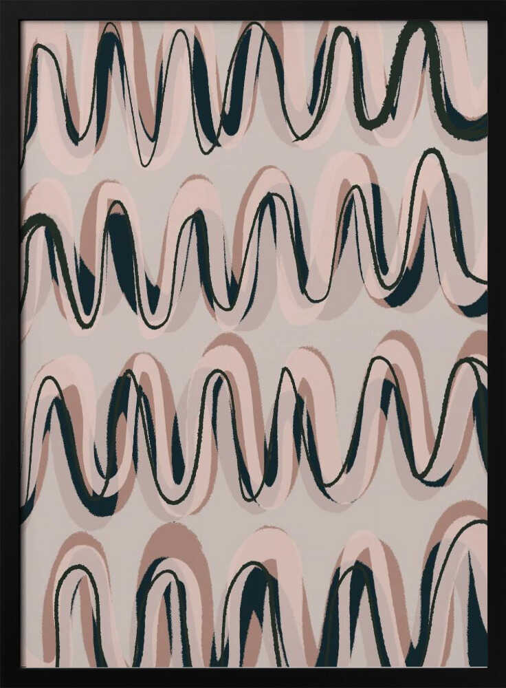 Rhythmic Waves Poster