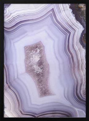 Purple Agate Poster