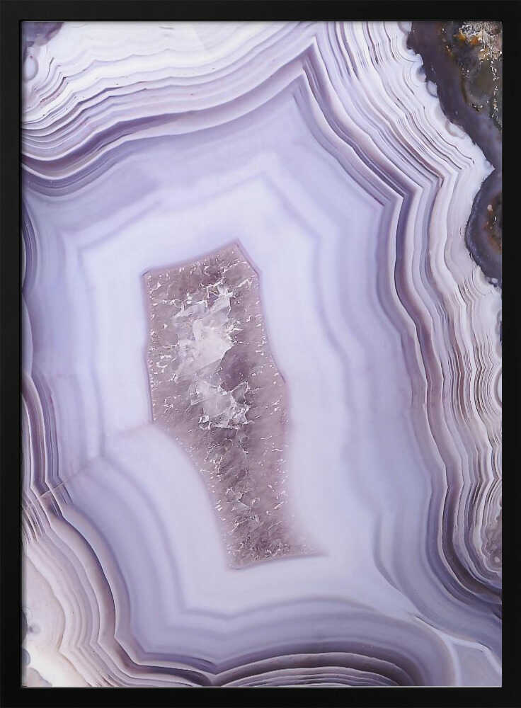 Purple Agate Poster