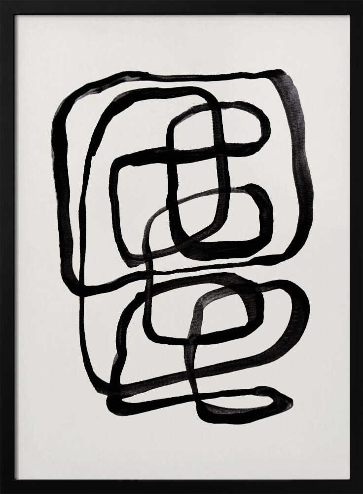 Abstract Lines I Poster