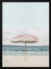 Pink Umbrella Poster