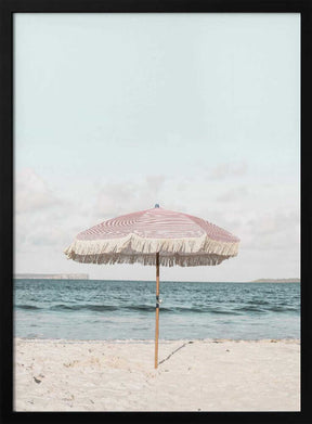 Pink Umbrella Poster