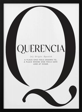 Querencia definition Poster