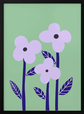 Lilac Flowers Poster