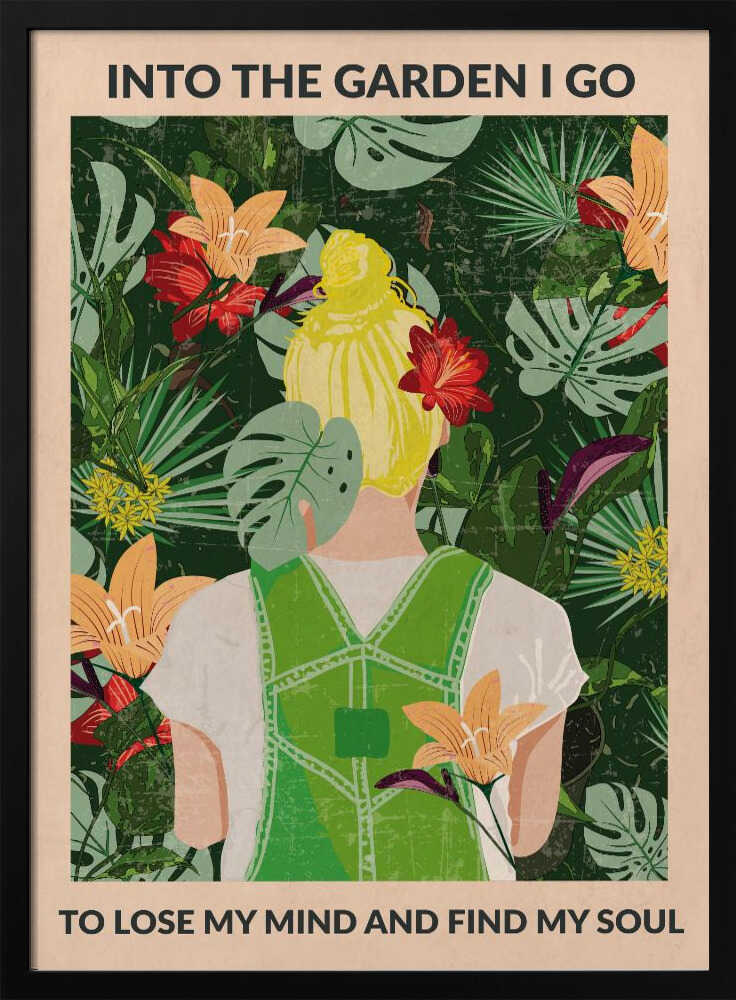 Into the Garden (blonde) Poster