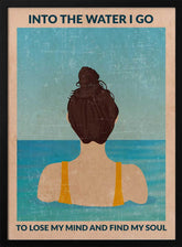 Into the Water (brunette) Poster