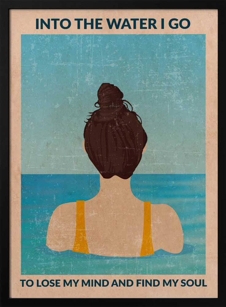 Into the Water (brunette) Poster