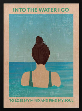 Into the Water Standard Wall Art Poster