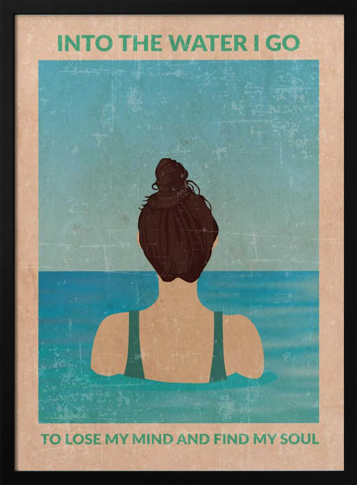 Into the Water Standard Wall Art Poster