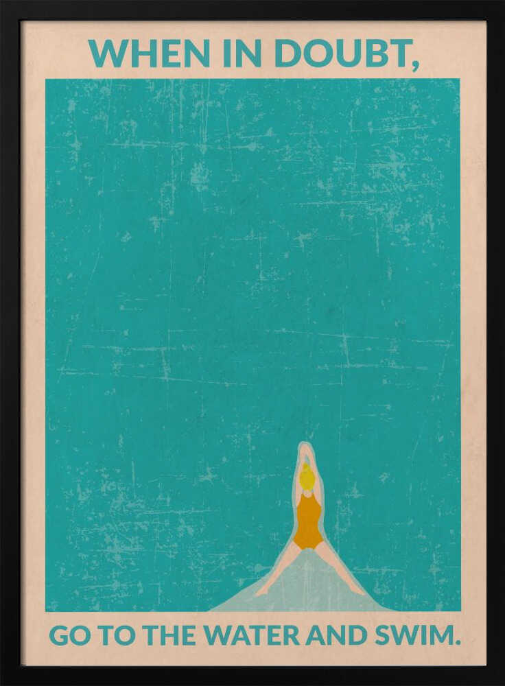 Open Water (blonde) Poster