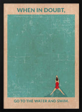 Open Water Standard Wall Art Poster