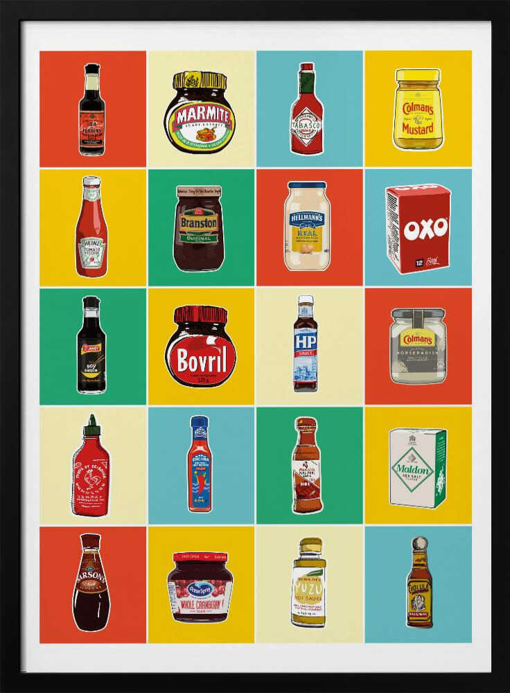 Taxonomy of Condiments Poster