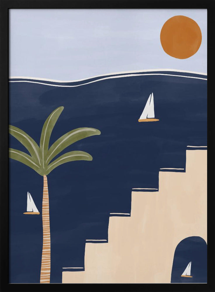 Sailboats Poster