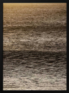 Golden Tide Ripples Poster