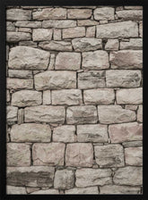 Serene Stonework Poster