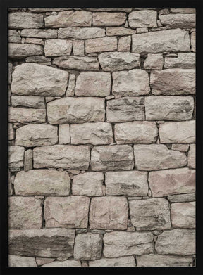Serene Stonework Poster