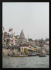 Ganges Riverside Scene Poster
