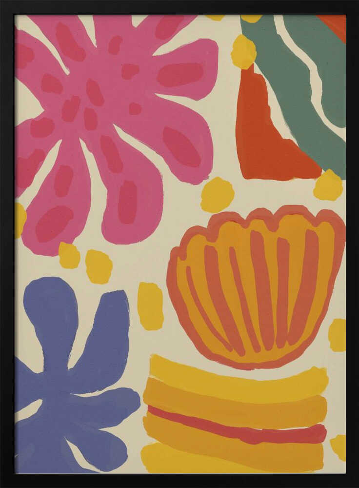 Vibrant Flora Dance Poster