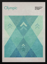 Geometric Peaks Poster
