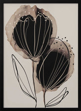 Ink Blossom Duo Poster