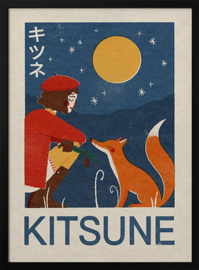 Kitsune Fox Poster