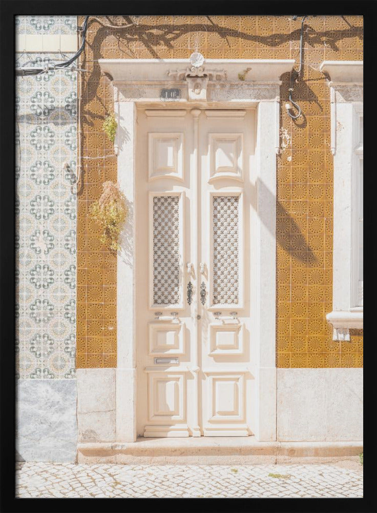 White Entry Poster