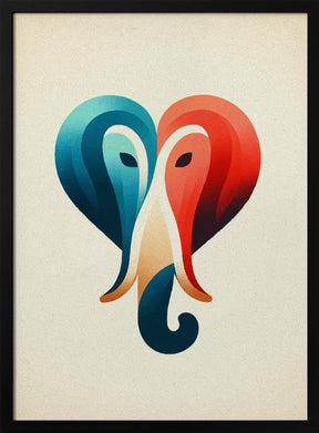 Elephant heart Poster