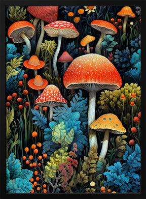 Nature 1 mushrooms Poster