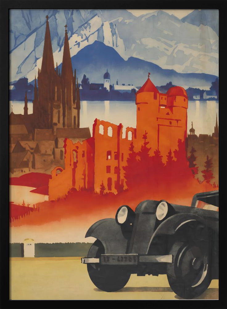 Motoring in Germany Poster