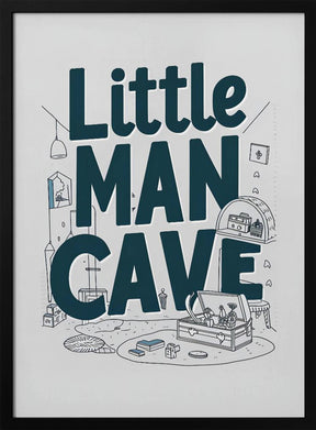 Little Man Cave Poster