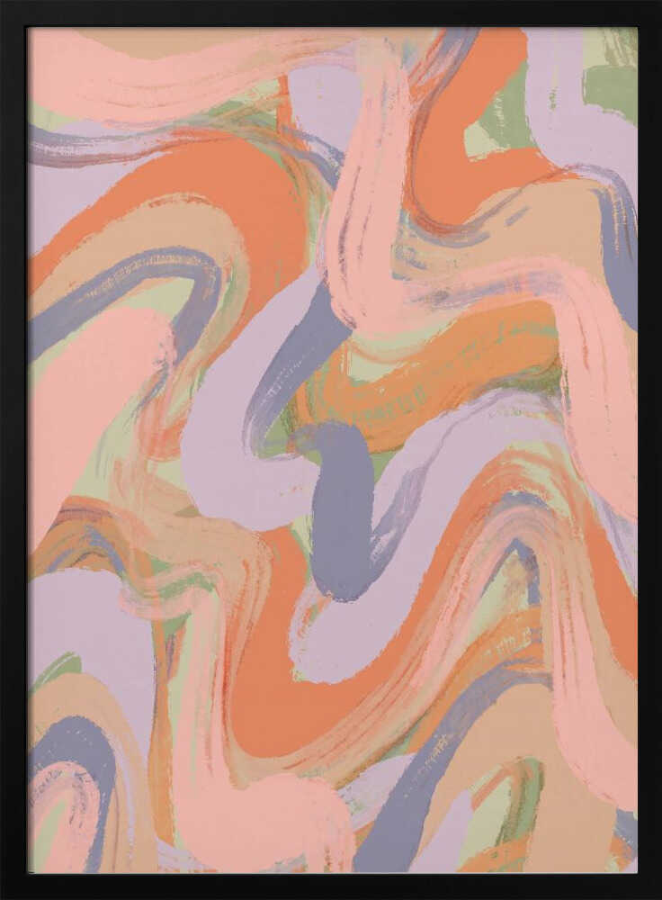 Swirling Hues Poster