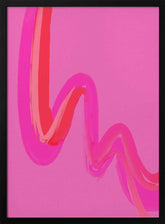 Neon Waves Poster