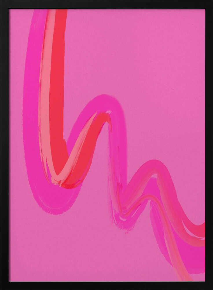 Neon Waves Poster