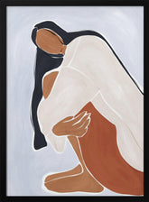 Woman Embracing Herself Print By Ivy Green Illustrations Poster