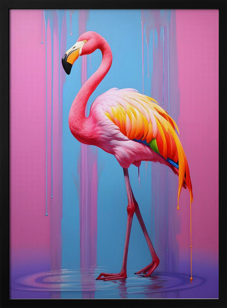 Flamingo Pop Art Poster